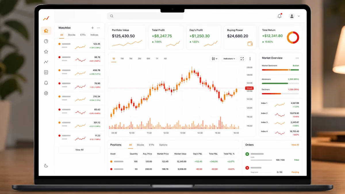 Stream Aloxi Nx — trading platform dashboard